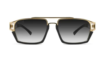 9FIVE Kingpin Black & Gold - Gradient Sunglasses